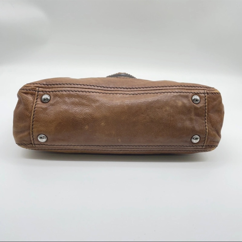 Prada Tan Leather Chain Shoulder Bag - Picture 8 of 13